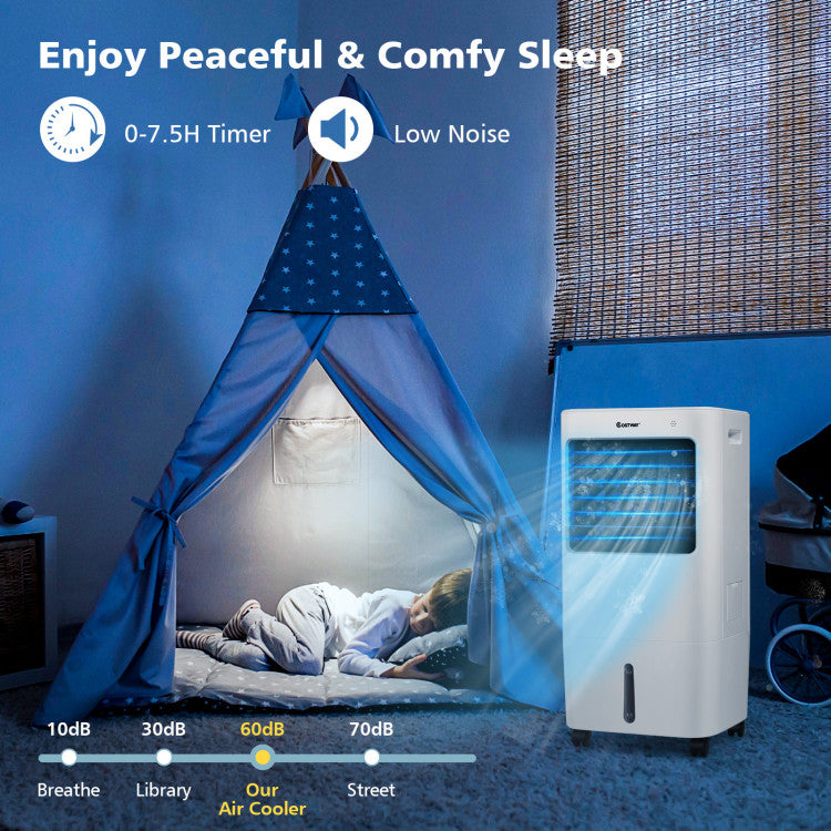 3-in-1 Air Cooler – Fan &amp; Humidifier with Remote