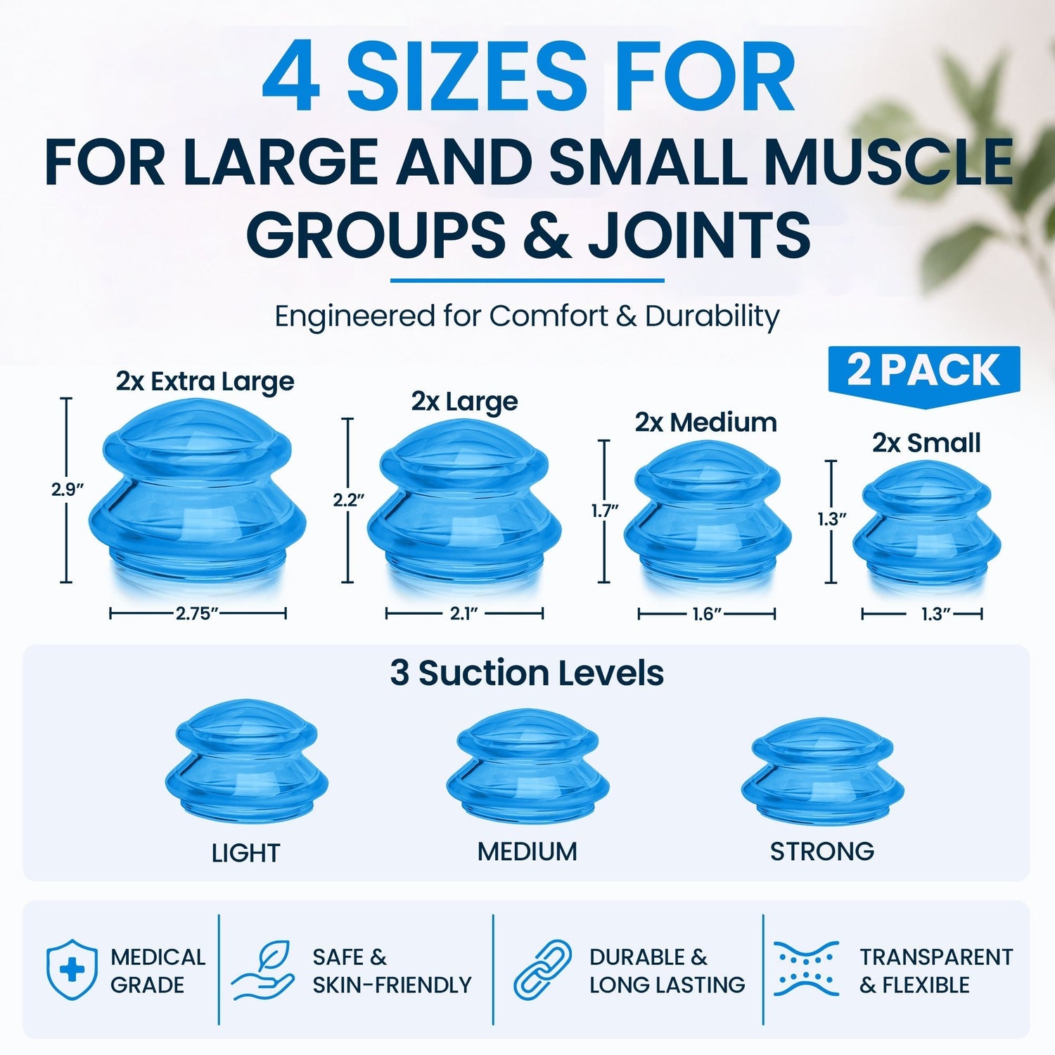 EDGE Silicone Cupping Set