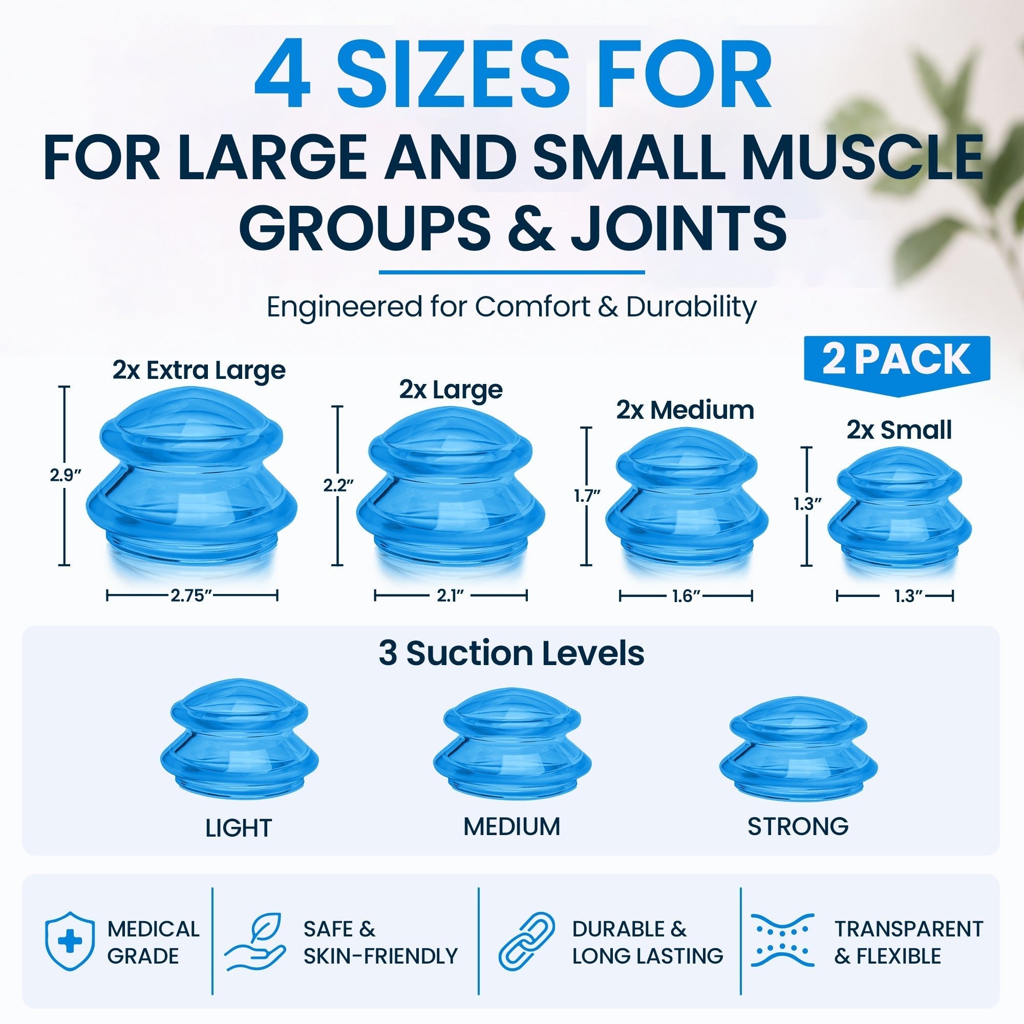 EDGE Silicone Cupping Set