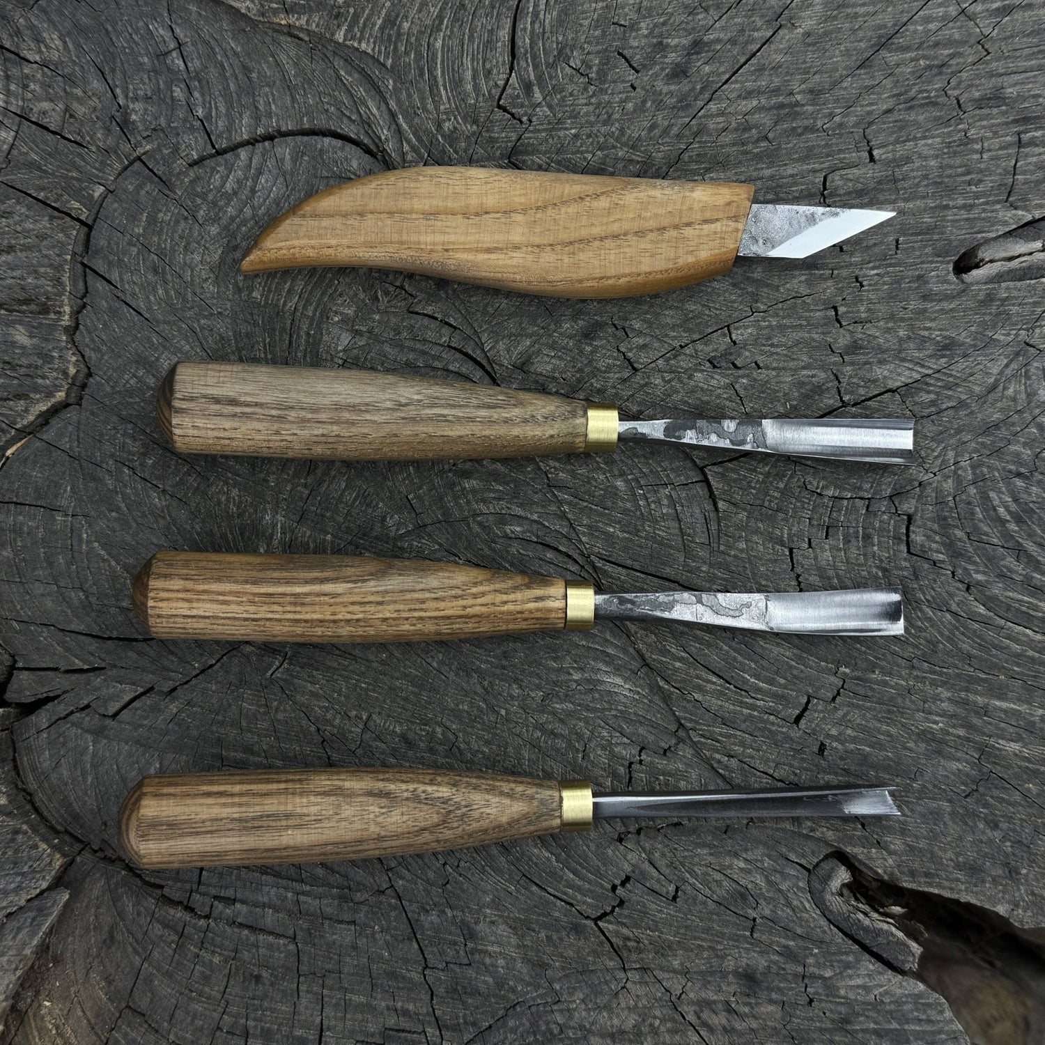 4-Piece Carving Knife, Chisel &amp; Gouge Set