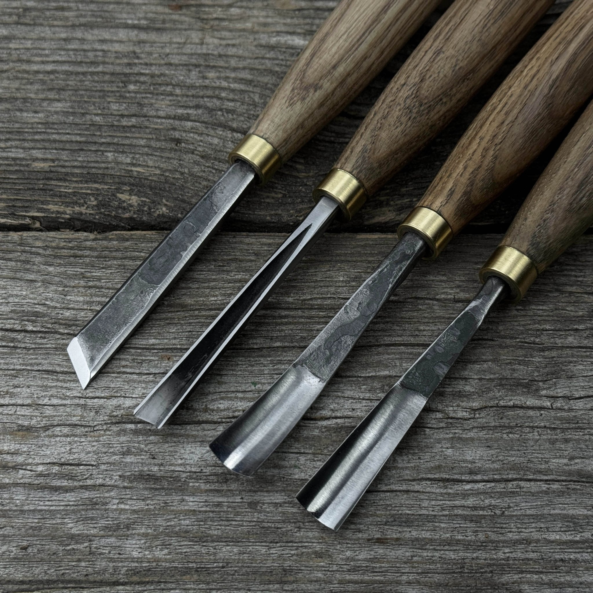 4-Piece Wood Carving Chisel &amp; Gouge Set