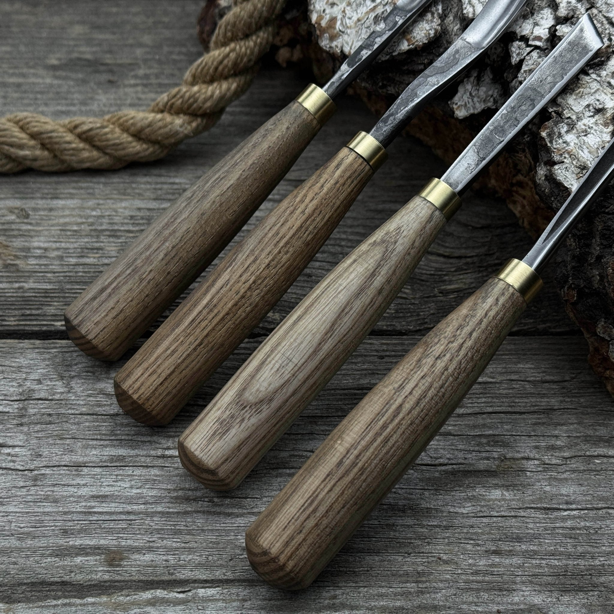 4-Piece Wood Carving Chisel &amp; Gouge Set