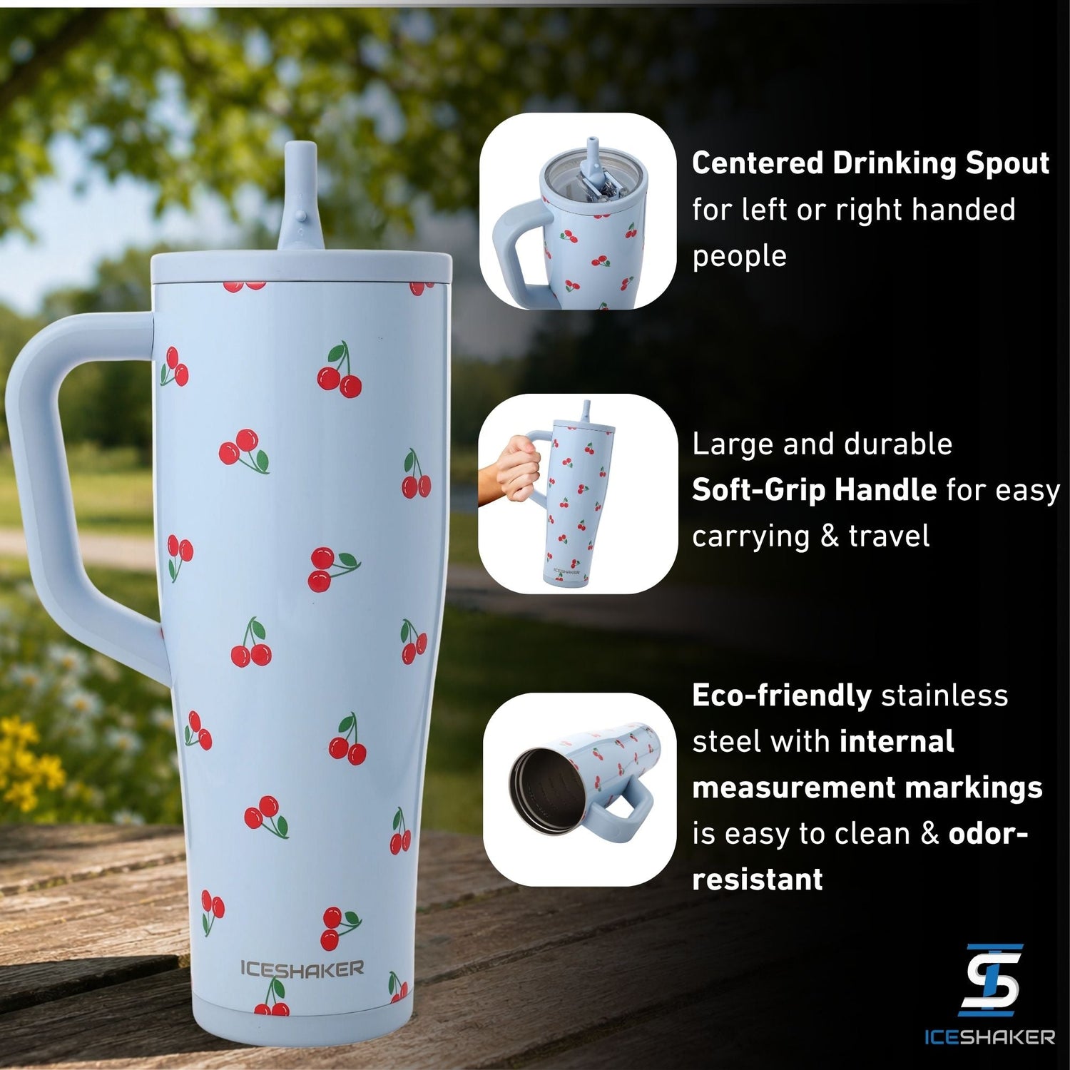 Ice Shaker Legend Series Stainless Steel Shaker Bottles