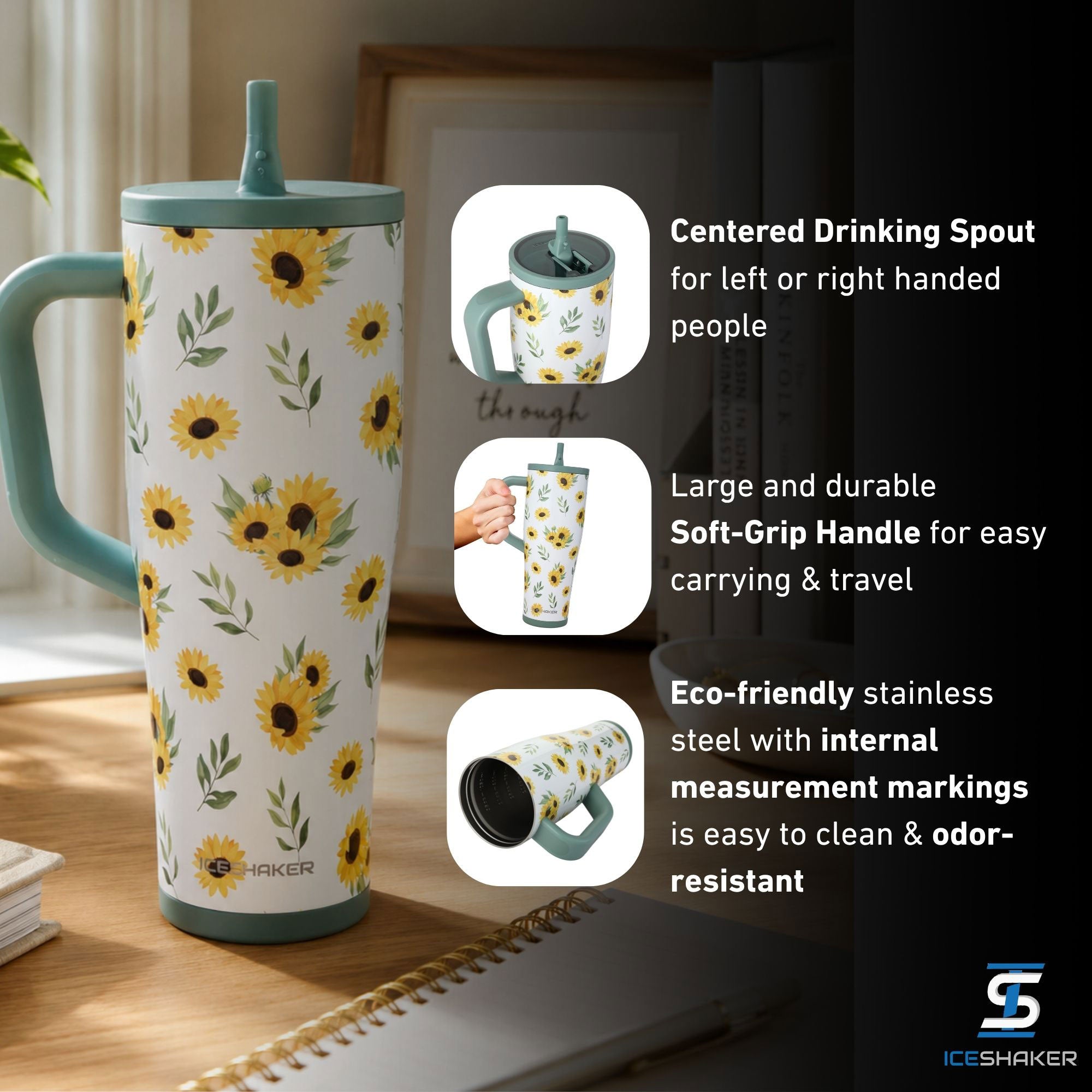 Ice Shaker Legend Series Stainless Steel Shaker Bottles