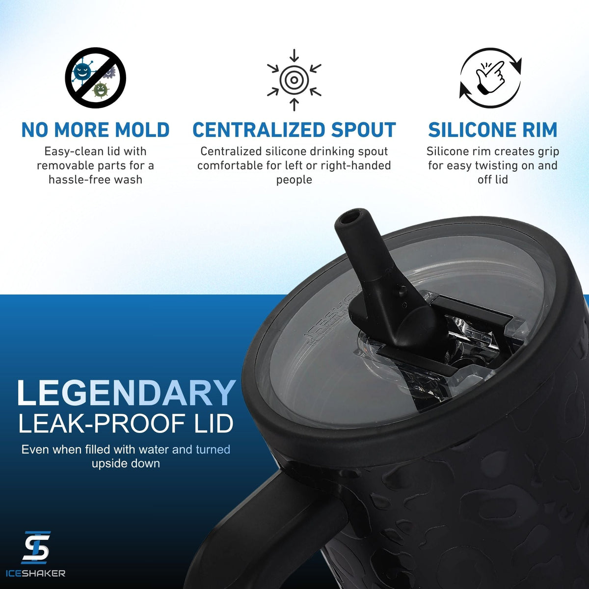 Ice Shaker Legend Series Stainless Steel Shaker Bottles