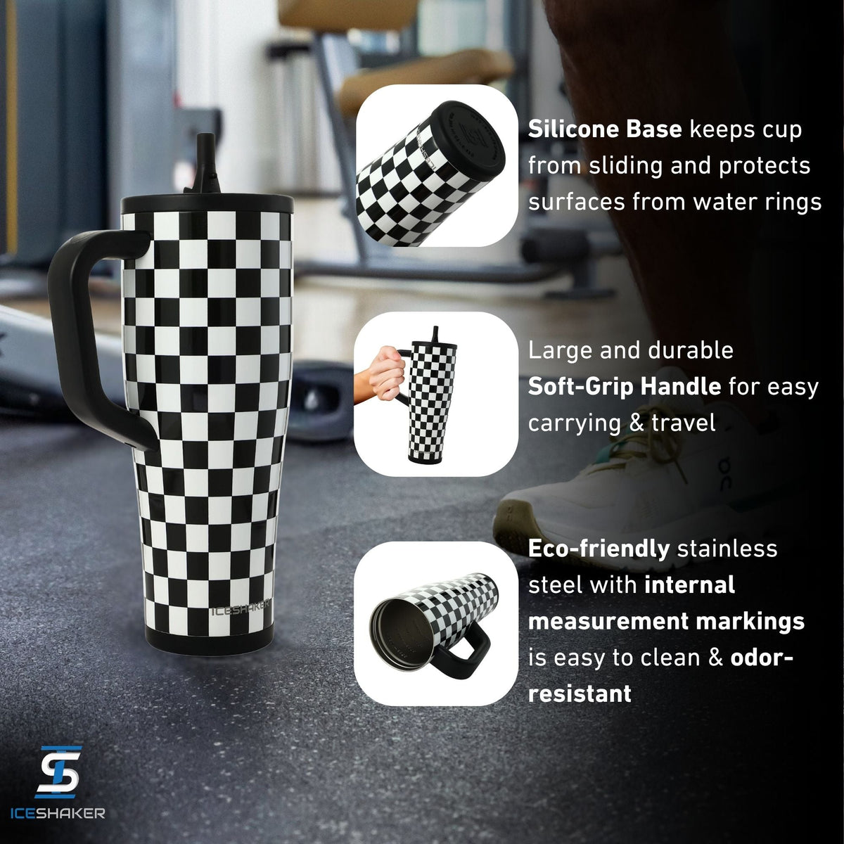 Ice Shaker Legend Series Stainless Steel Shaker Bottles