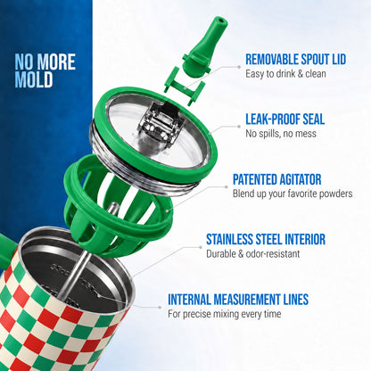 Ice Shaker Legend Series Stainless Steel Shaker Bottles