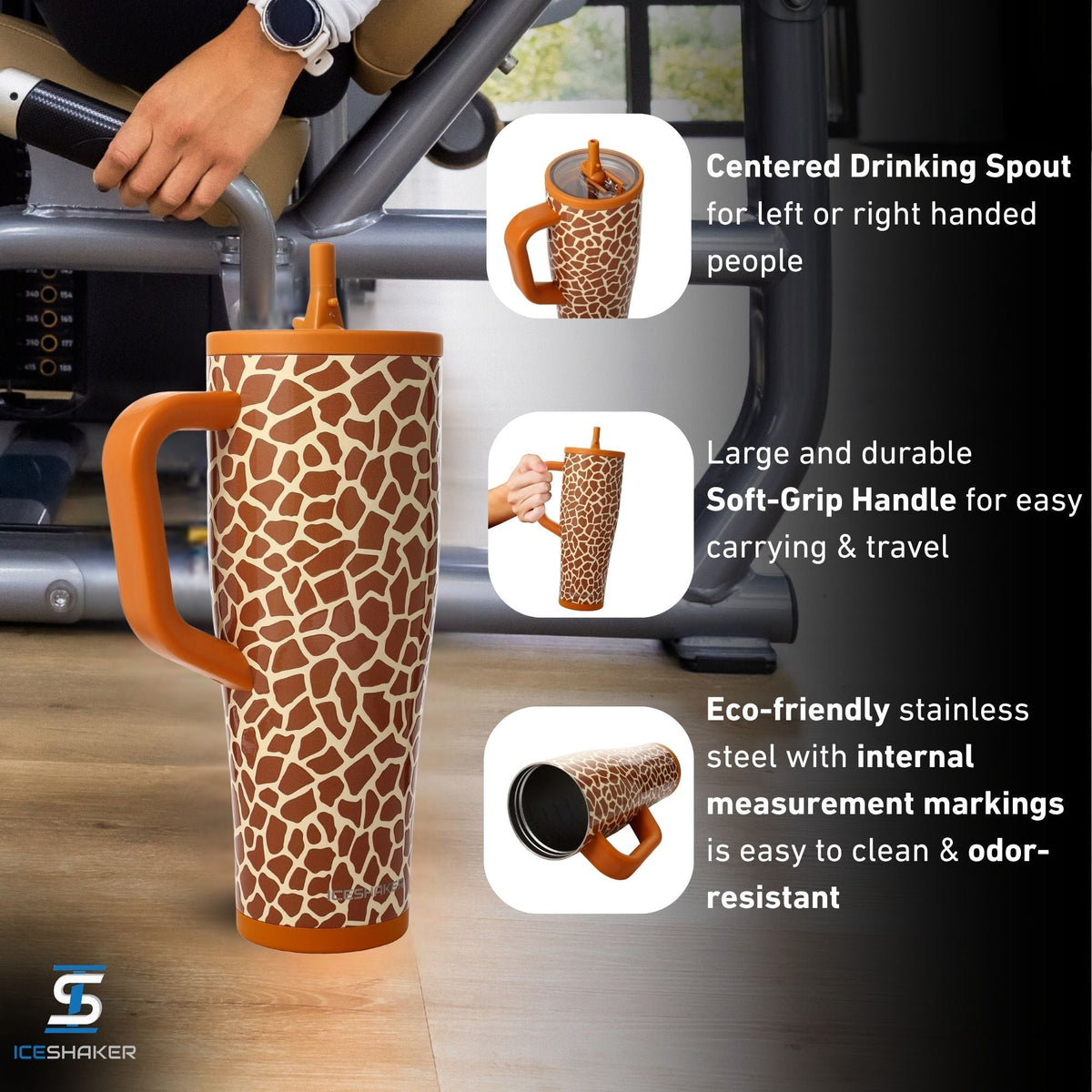 Ice Shaker Legend Series Stainless Steel Shaker Bottles