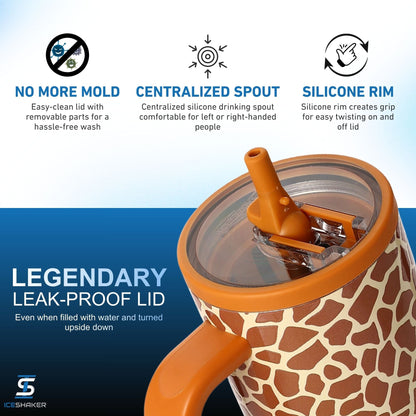 Ice Shaker Legend Series Stainless Steel Shaker Bottles