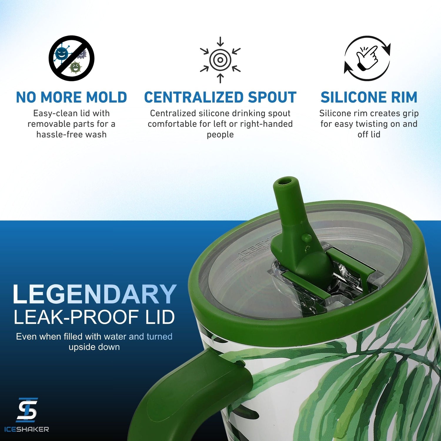 Ice Shaker Legend Series Stainless Steel Shaker Bottles