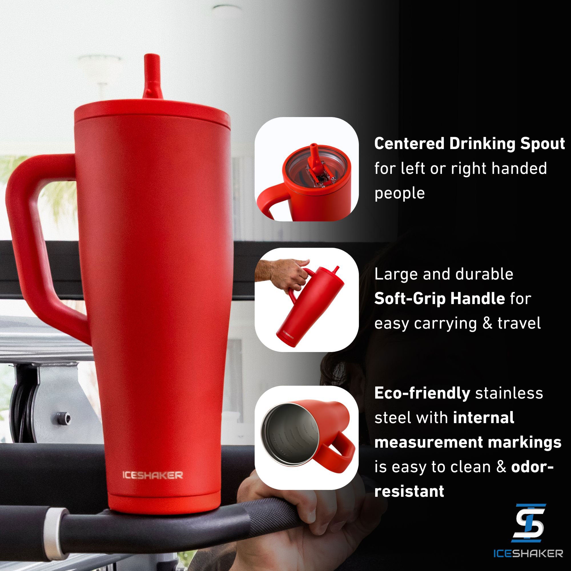 Ice Shaker Legend Series Stainless Steel Shaker Bottles