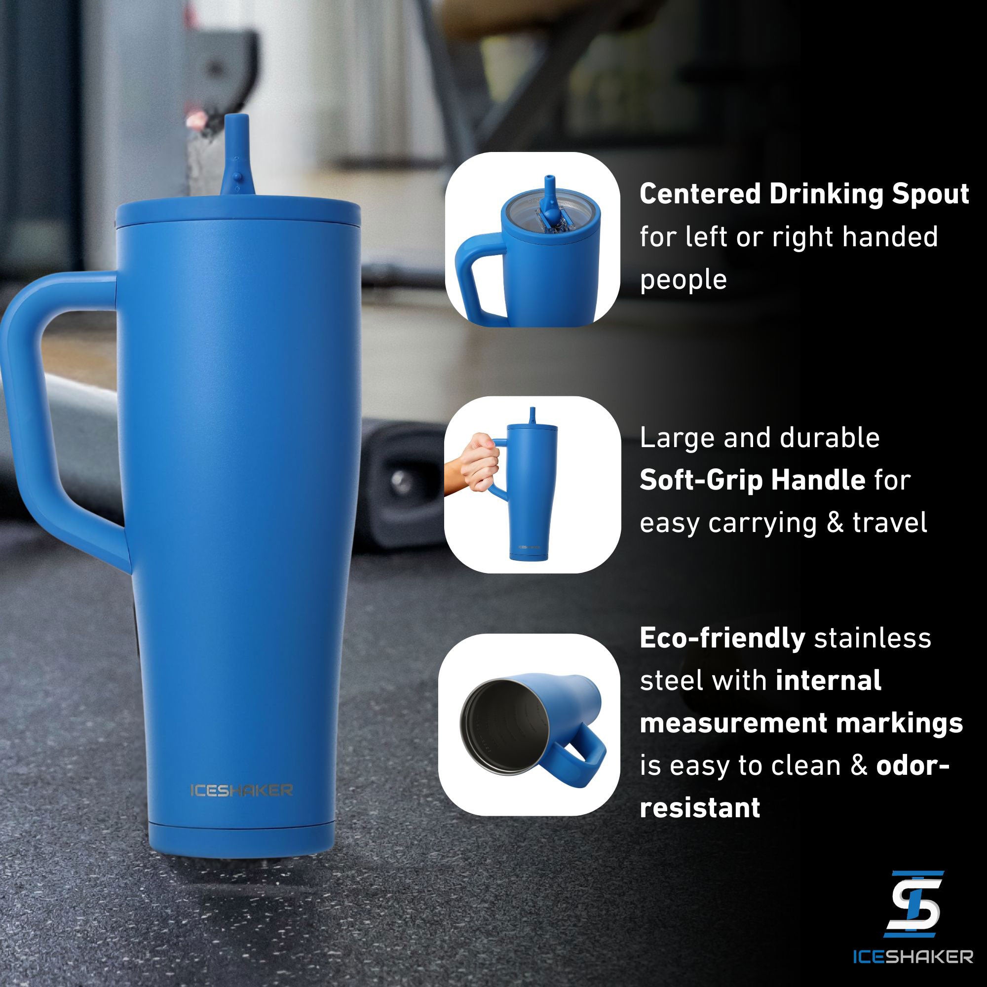 Ice Shaker Legend Series Stainless Steel Shaker Bottles
