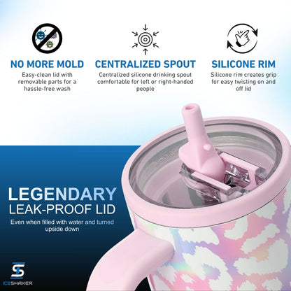 Ice Shaker Legend Series Stainless Steel Shaker Bottles