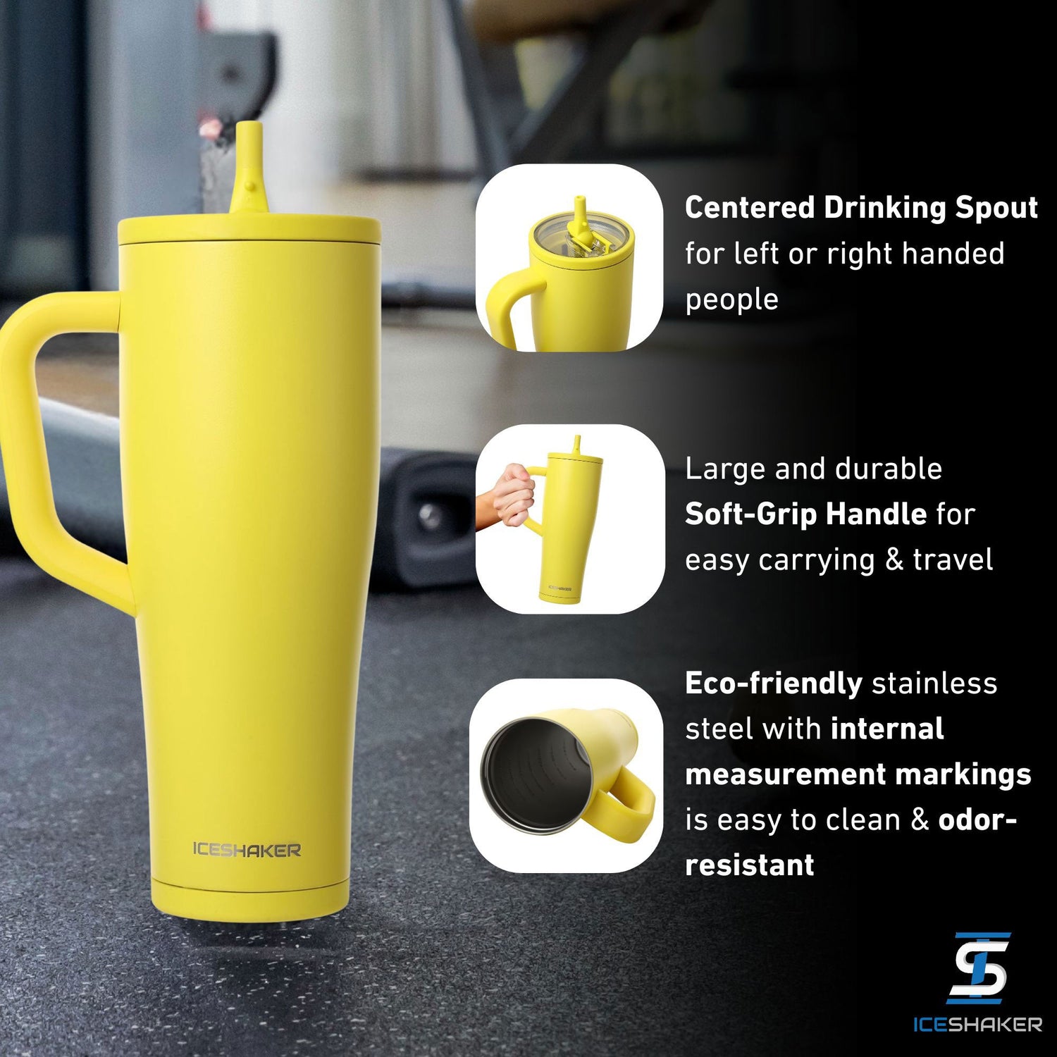 Ice Shaker Legend Series Stainless Steel Shaker Bottles