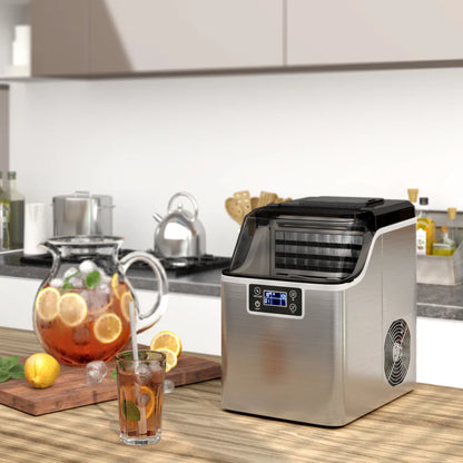 Portable Ice Maker with Scoop &amp; Basket
