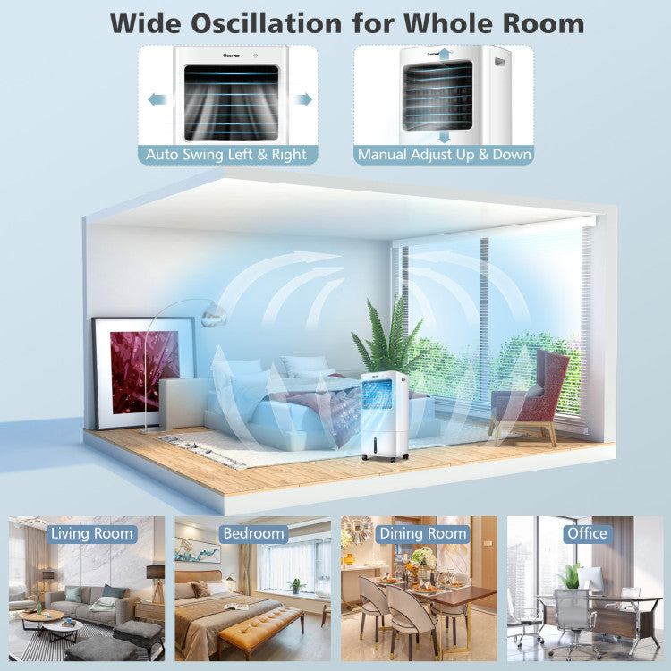 3-in-1 Air Cooler – Fan &amp; Humidifier with Remote