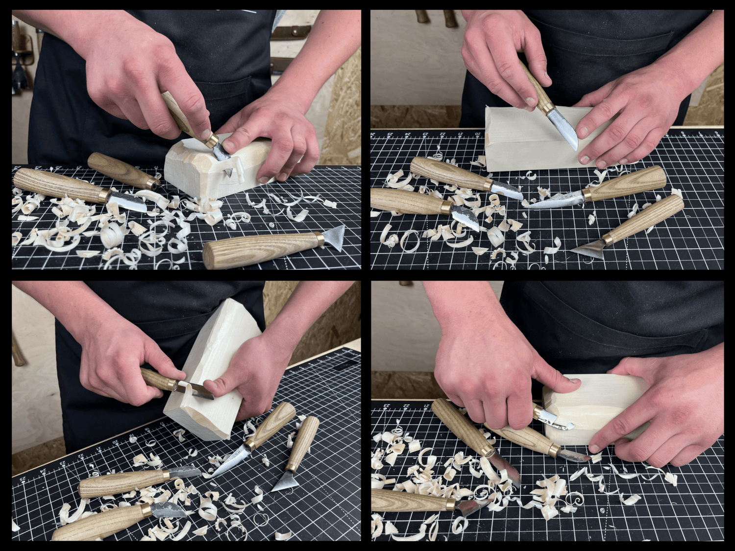 5-Piece Wood Carving Knife Set