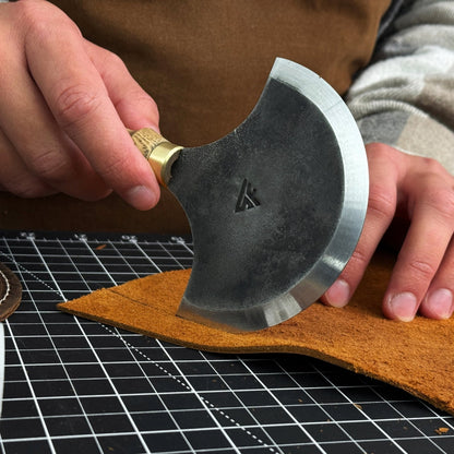 5-Piece Leather Working Tool Set With Nylon Mallet