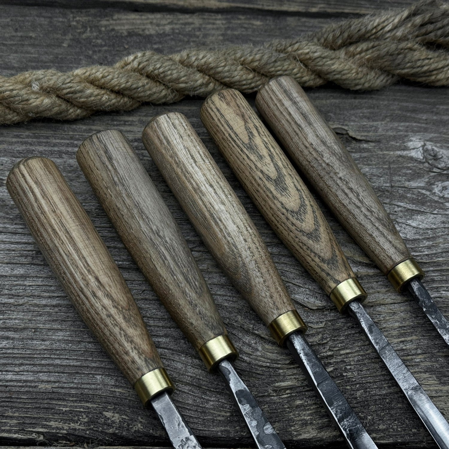 5-Piece Wood Carving Chisel &amp; Gouge Set