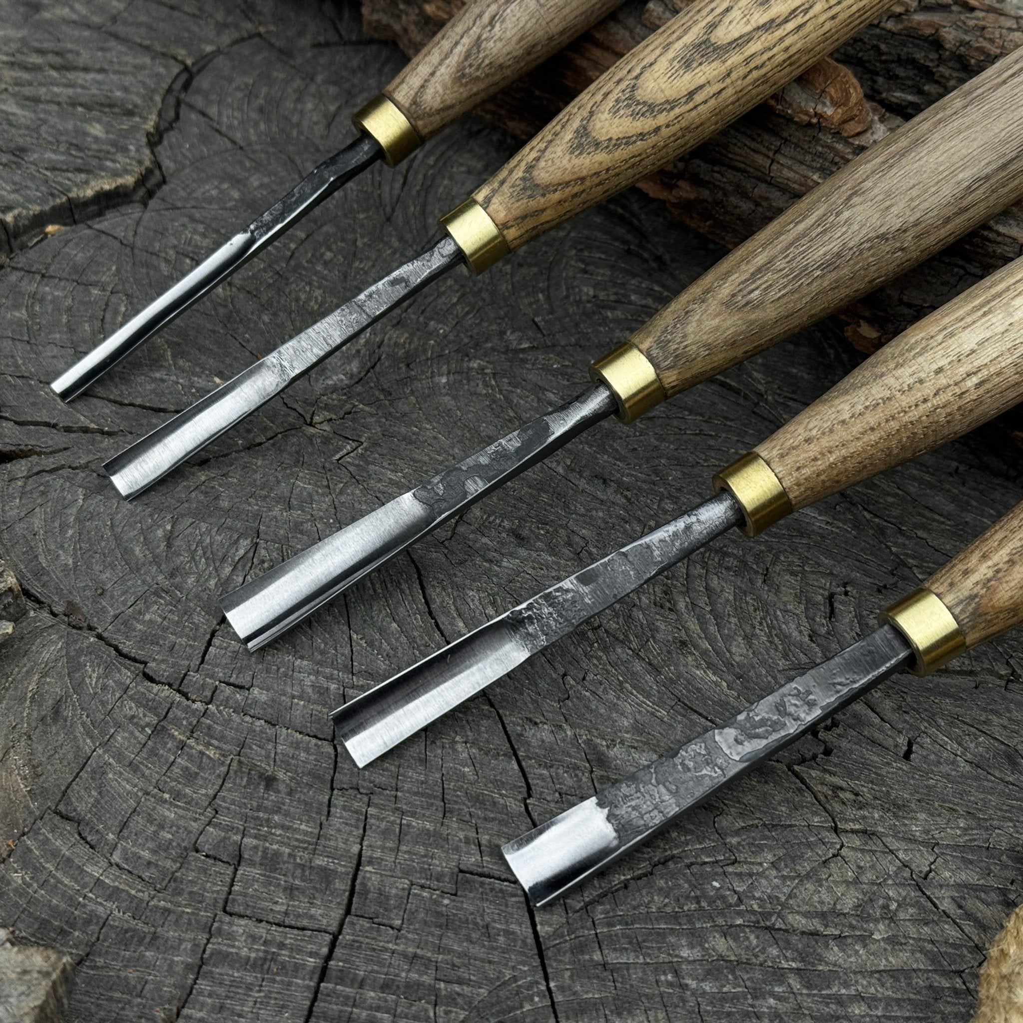 5-Piece Wood Carving Chisel &amp; Gouge Set