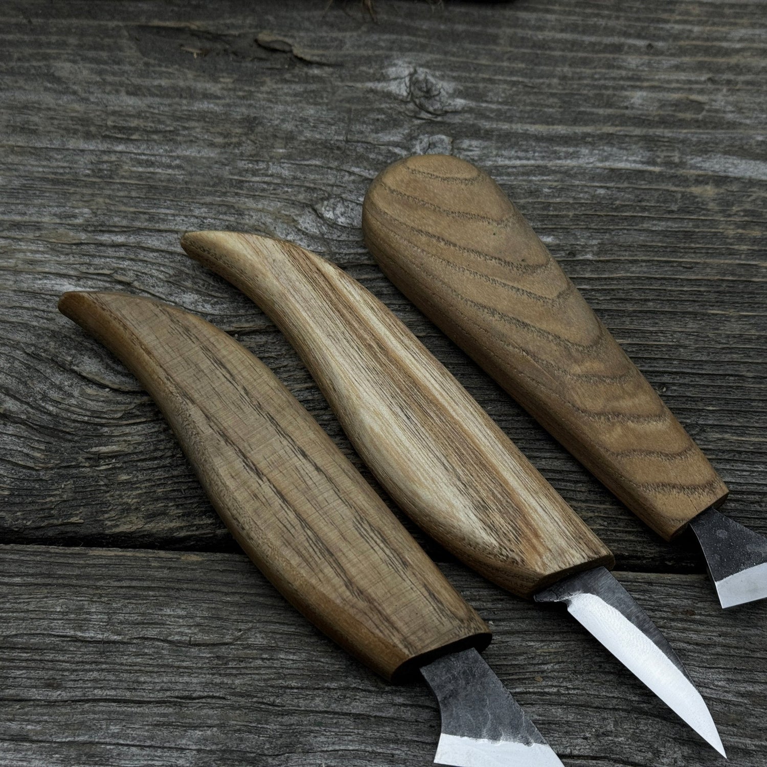 5-Piece Wood Carving Knife Set with Sharpening Board &amp; Leather Case