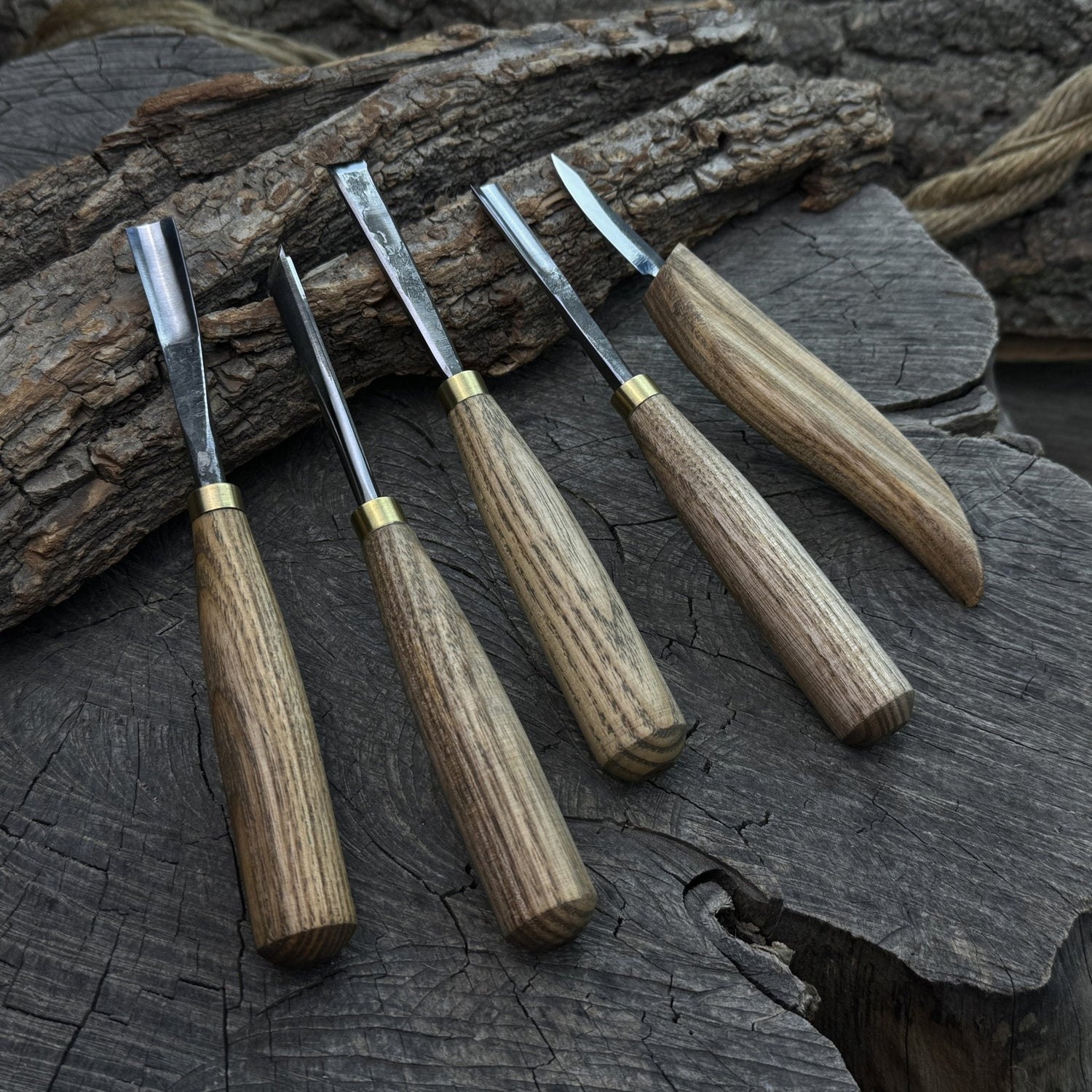 5-Piece Wood Carving Tool Set – For Fine Detail &amp; Relief