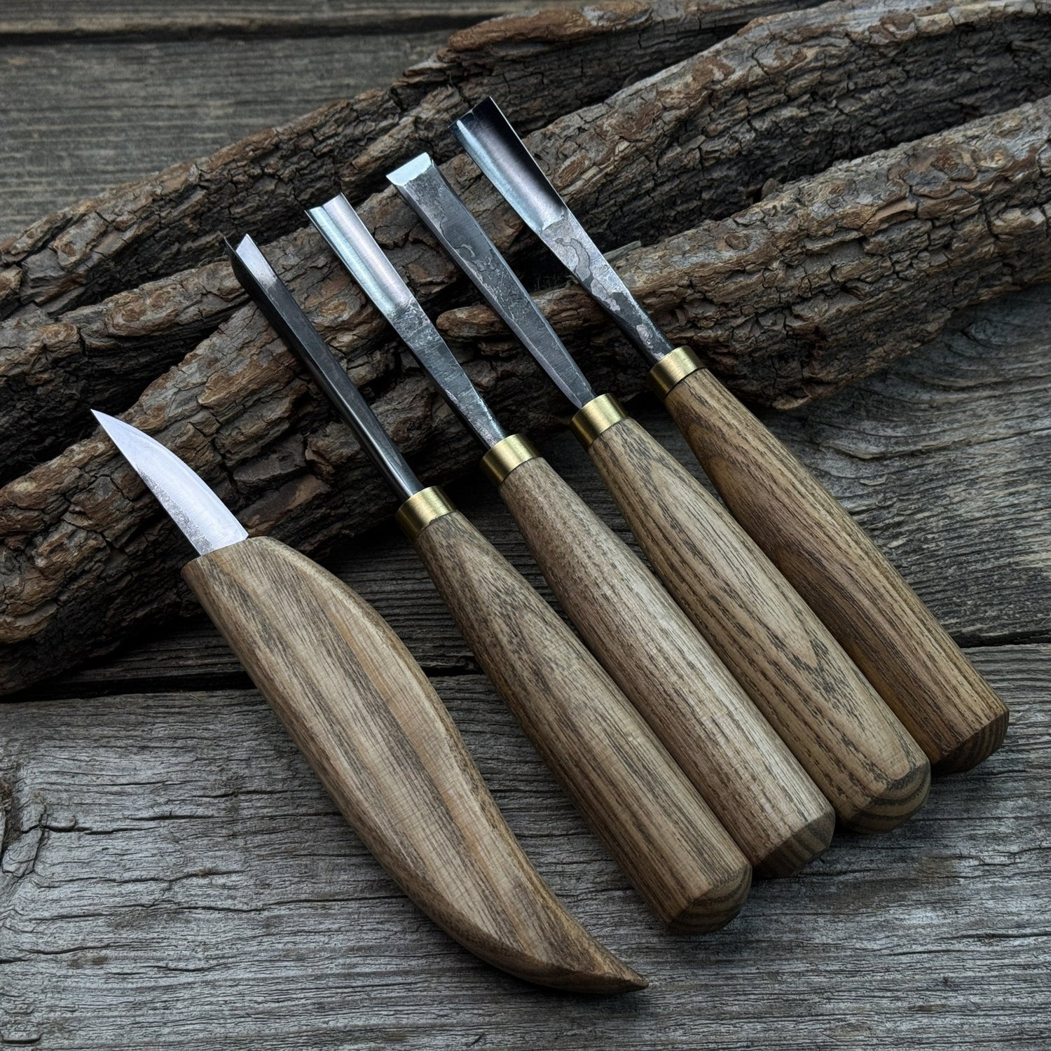 5-Piece Wood Carving Tool Set – For Fine Detail &amp; Relief