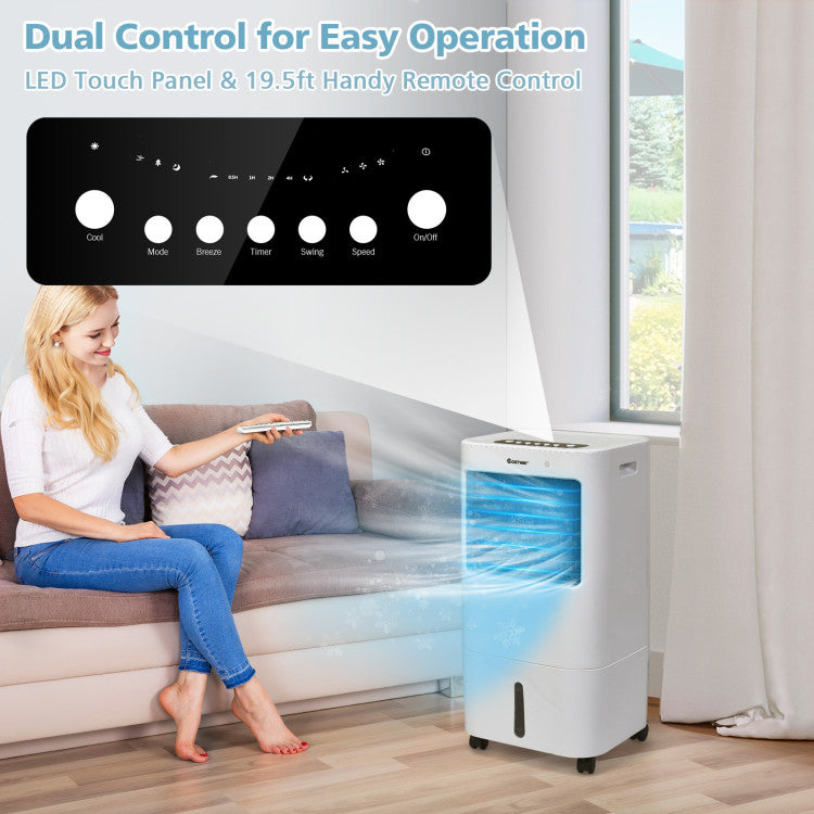 3-in-1 Air Cooler – Fan &amp; Humidifier with Remote
