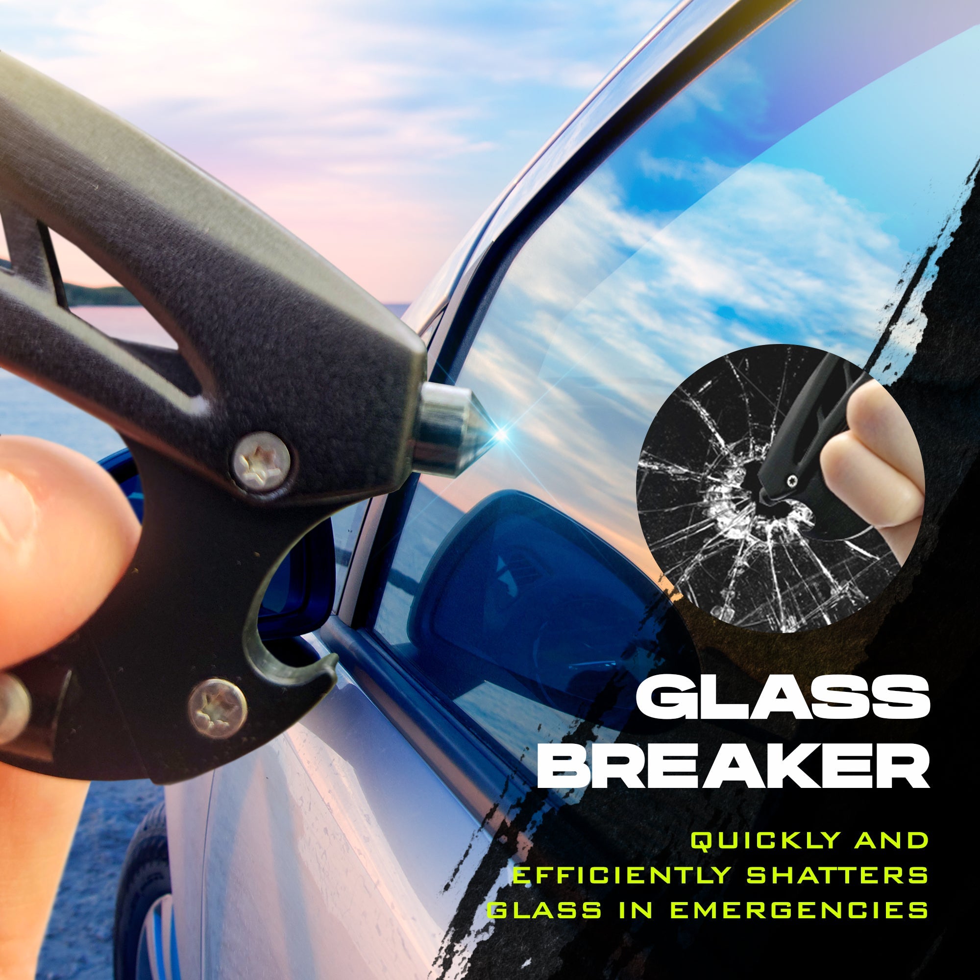 2-Pack Carabiner Knives