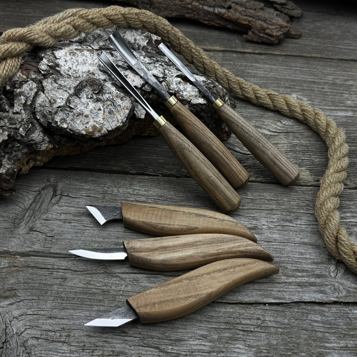 6-Piece Carving Knife, Chisel &amp; Gouge Set