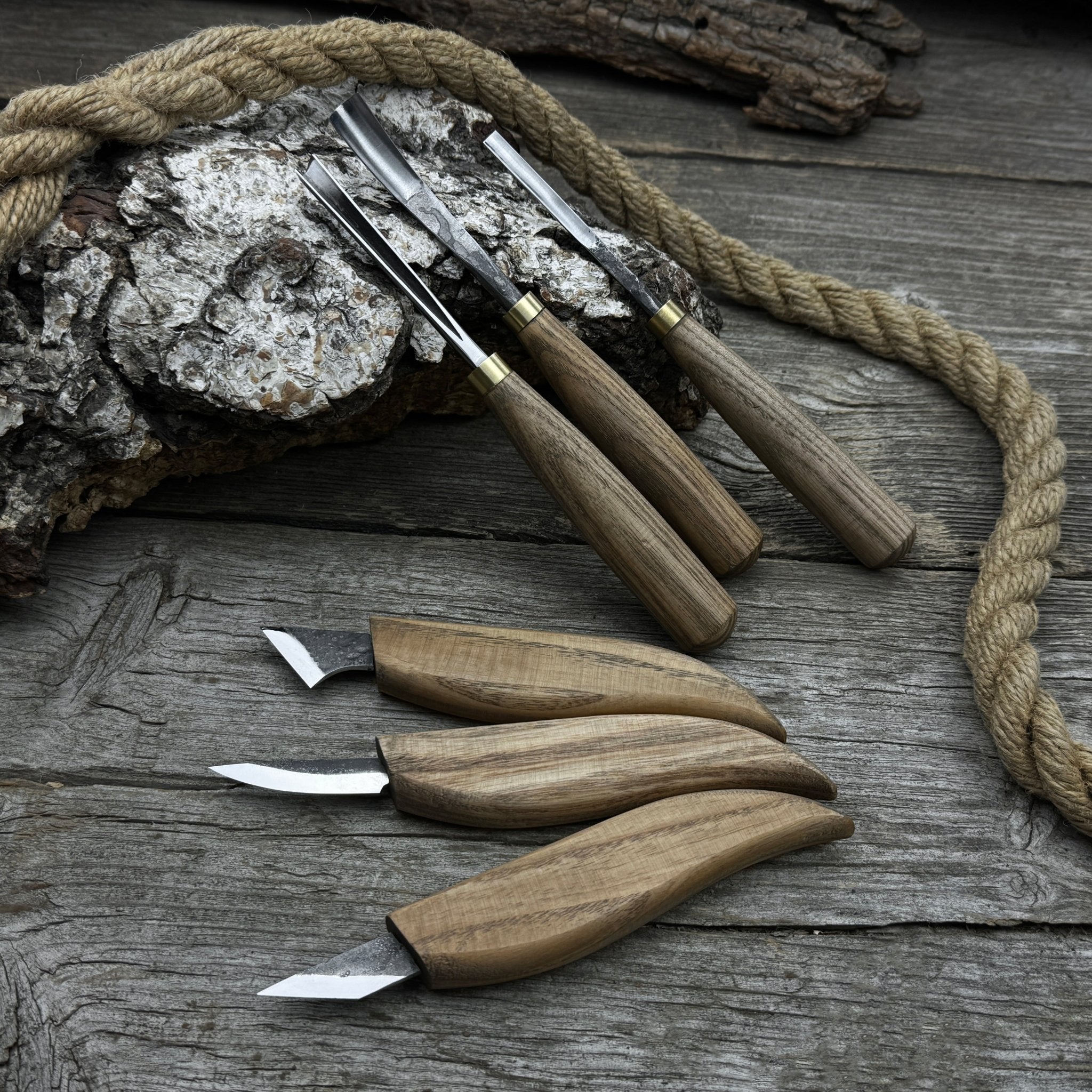 6-Piece Carving Knife, Chisel &amp; Gouge Set