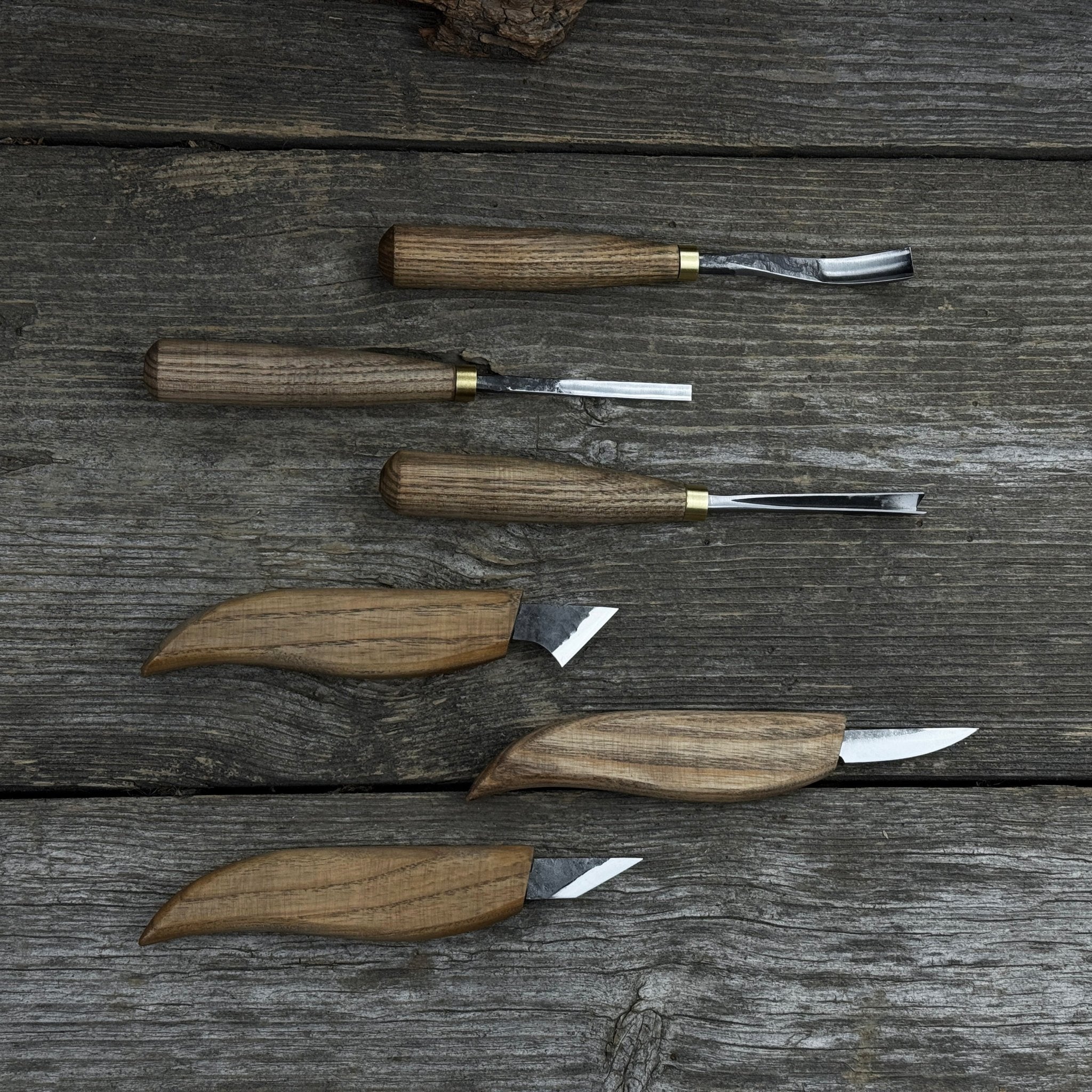 6-Piece Carving Knife, Chisel &amp; Gouge Set