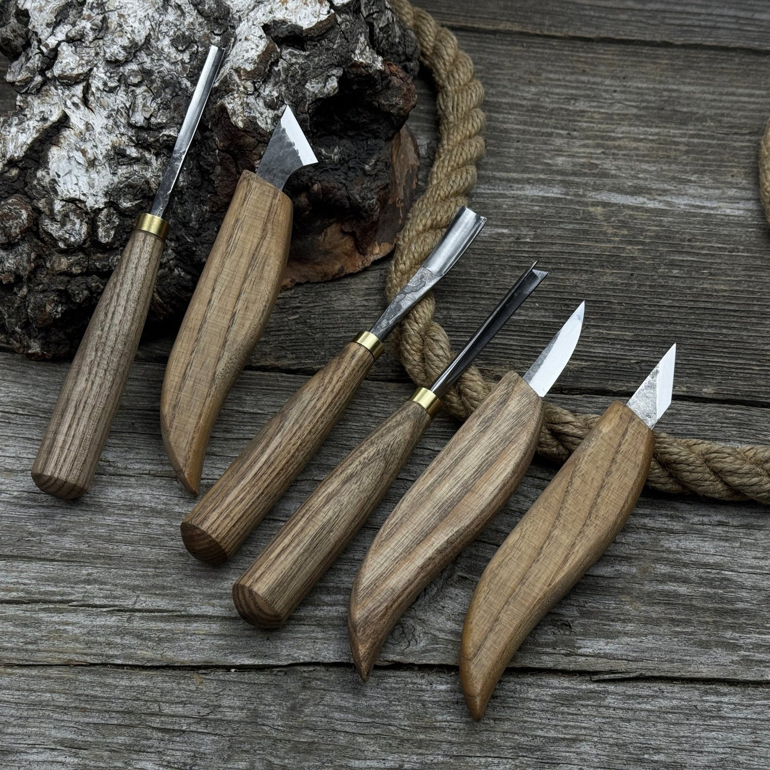 6-Piece Carving Knife, Chisel &amp; Gouge Set
