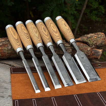 6-Piece Wood Carving Chisel Set
