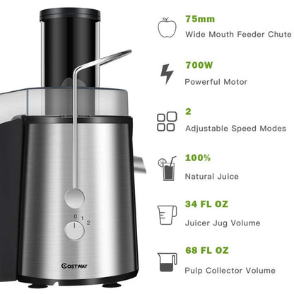 2-Speed Electric Juicer for Fruits &amp; Vegetables