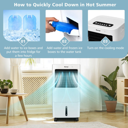 3-in-1 Air Cooler – Fan &amp; Humidifier with Remote
