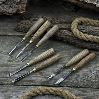 7-Piece Wood Carving Chisel &amp; Gouge Set