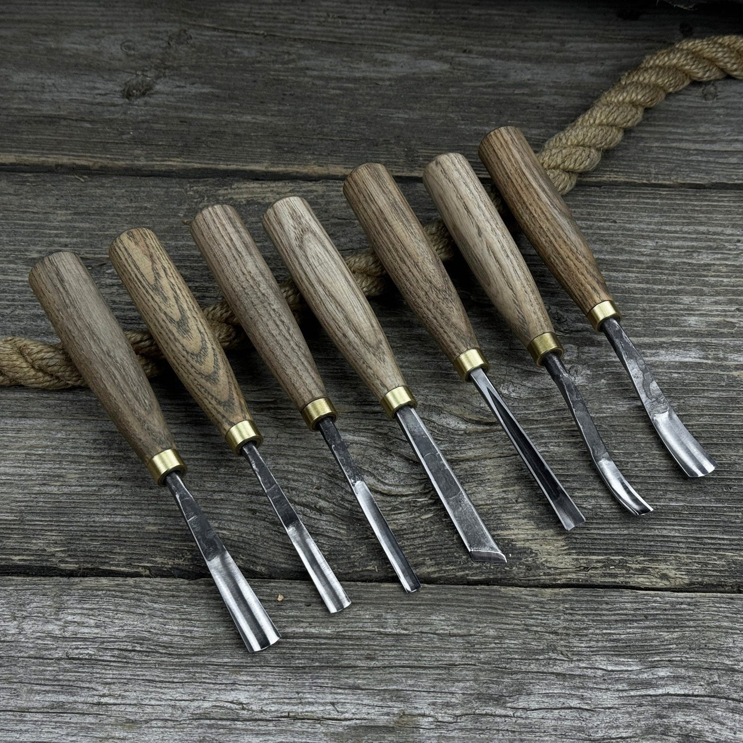 7-Piece Wood Carving Chisel &amp; Gouge Set