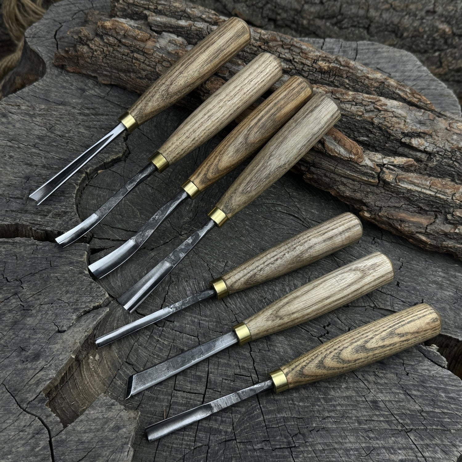 7-Piece Wood Carving Chisel &amp; Gouge Set