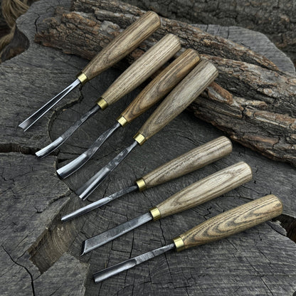 7-Piece Wood Carving Chisel &amp; Gouge Set