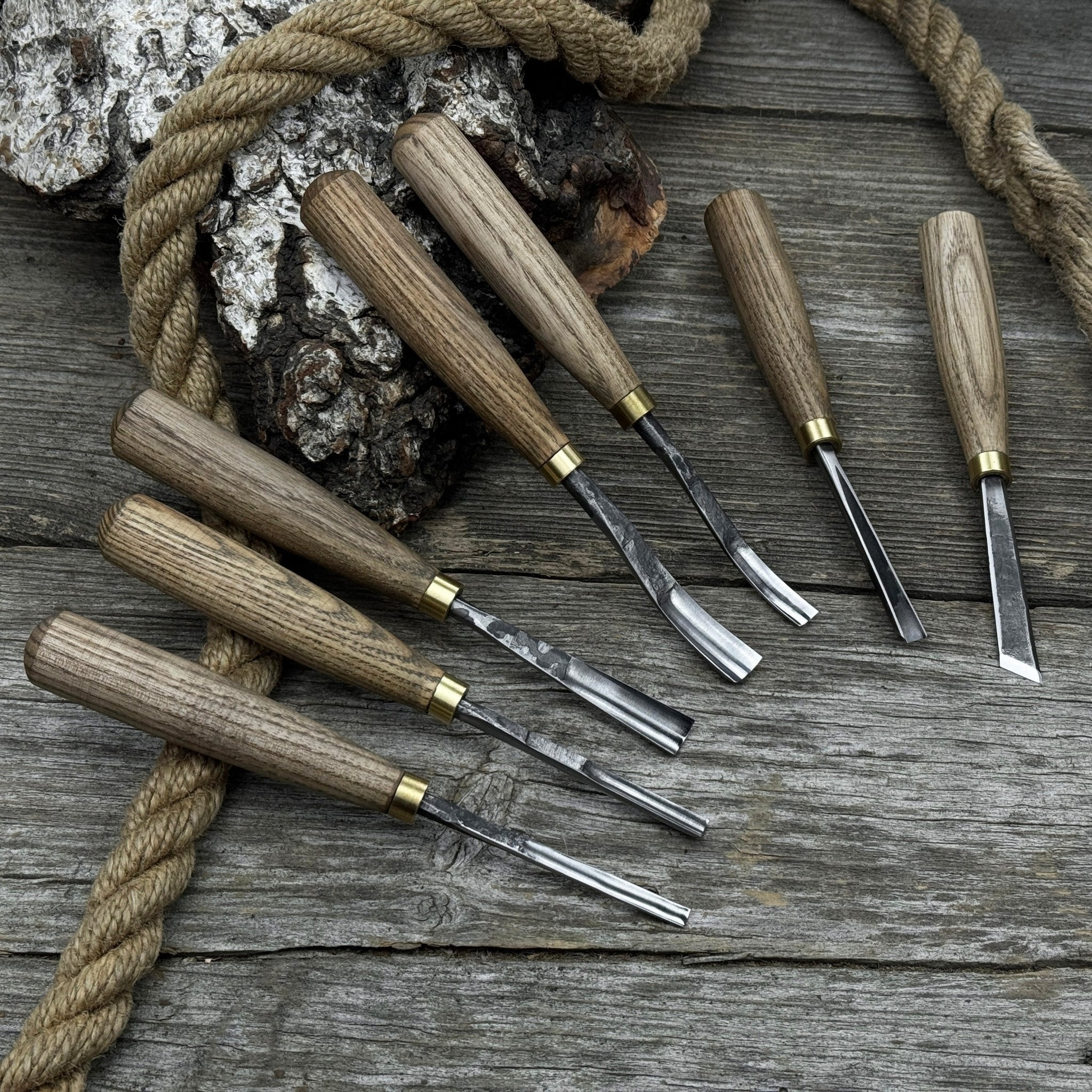 7-Piece Wood Carving Chisel &amp; Gouge Set