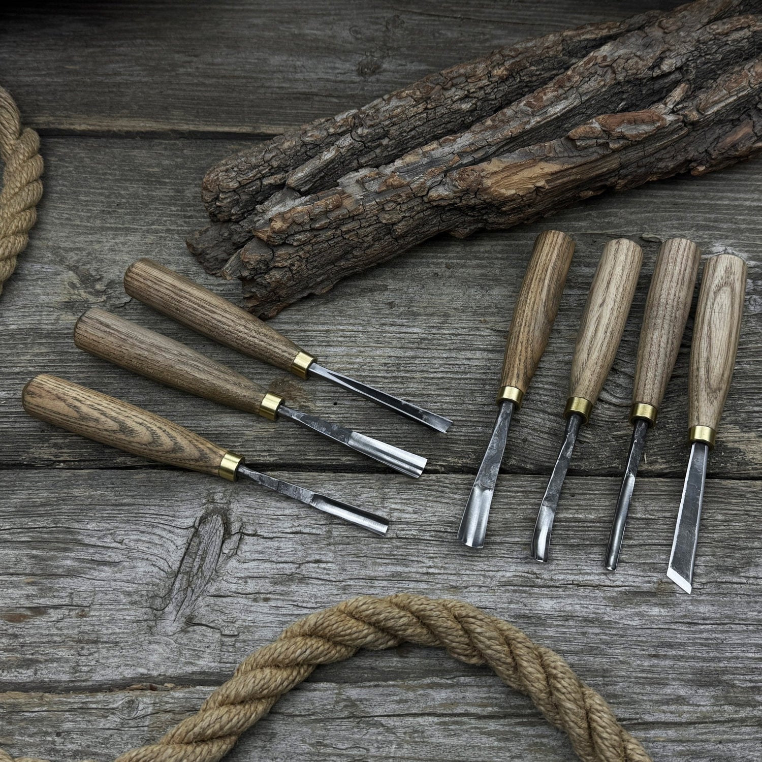 7-Piece Wood Carving Chisel &amp; Gouge Set