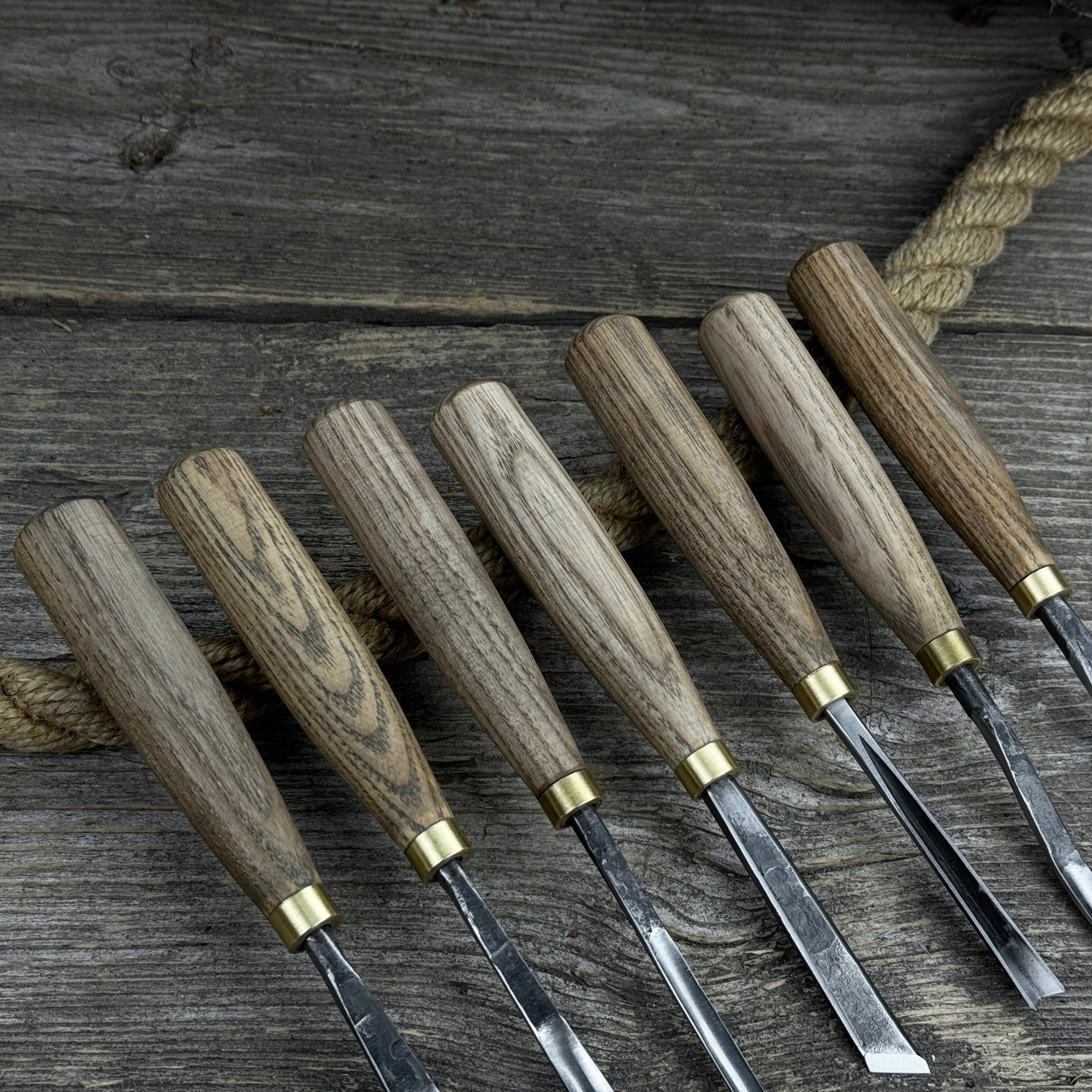 7-Piece Wood Carving Chisel &amp; Gouge Set