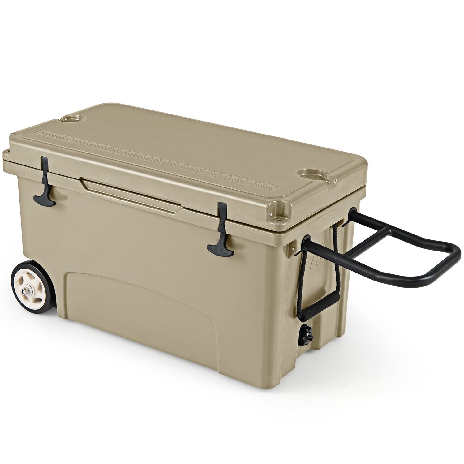 75 Quart Portable Hard Cooler with 6-Day Ice Retention and Wheels