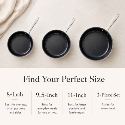 5-Ply Nonstick Stainless Frying Pan