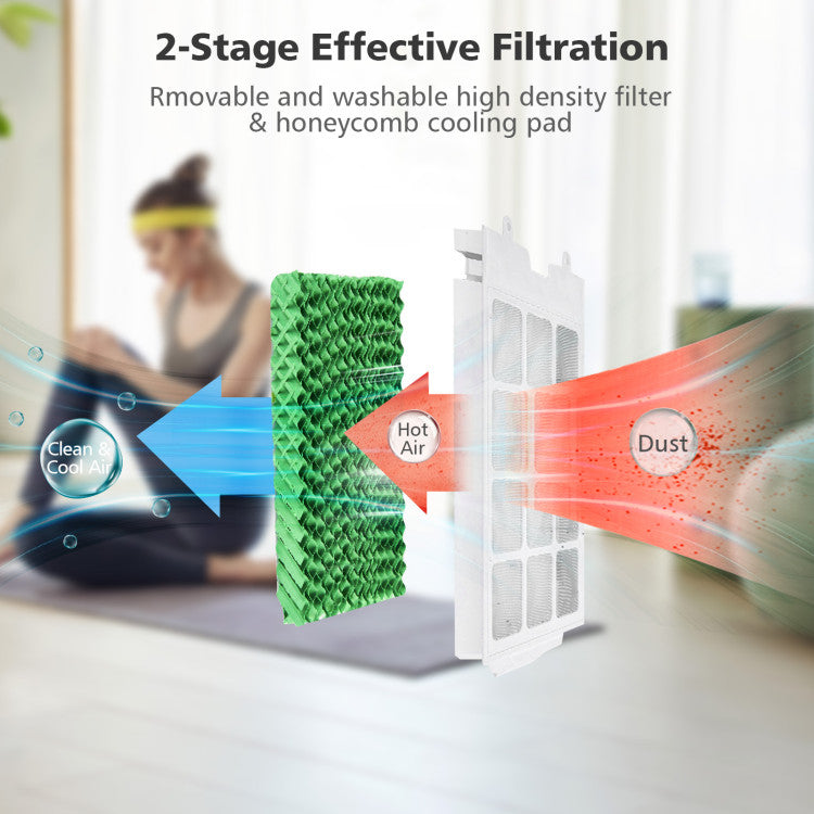 3-in-1 Air Cooler – Fan &amp; Humidifier with Remote