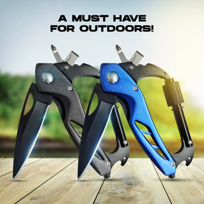 2-Pack Carabiner Knives