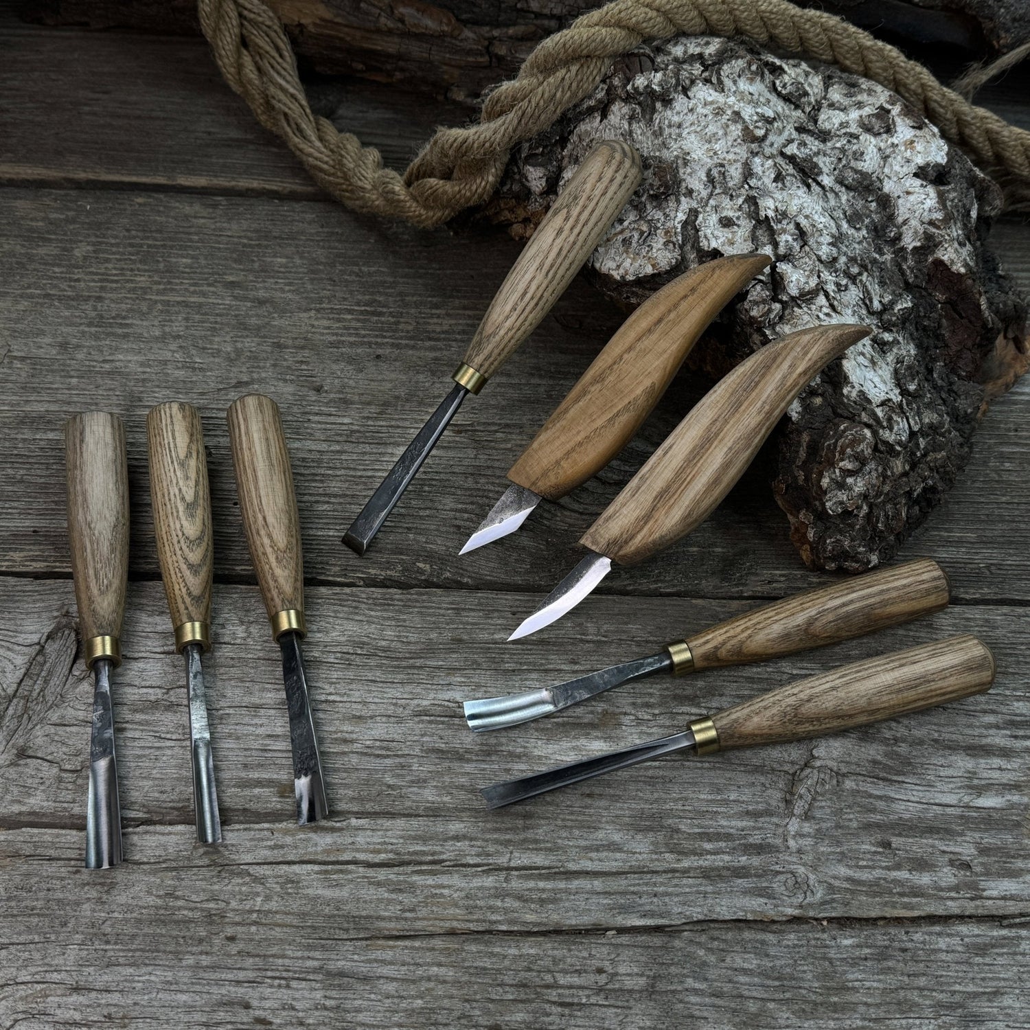8-Piece Large Wood Carving Tool Set