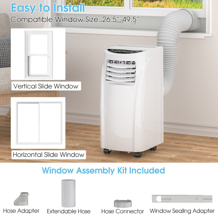 8K BTU AC with Dehumidifier &amp; Sleep