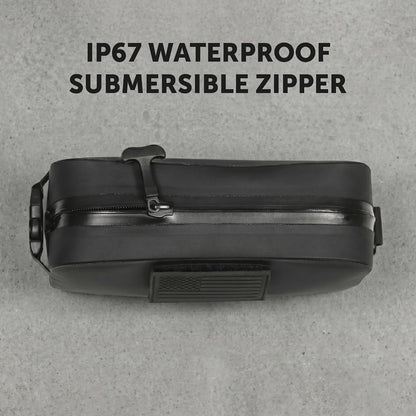 Waterproof Admin Pouch, IP67 Zipper Organizer for Electronics, Cables, Chargers, Travel Essentials and Everyday Carry